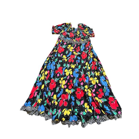 NWT Rixo Floral Off Shoulder Maxi Dress - Size 24/26 - Picture 3 of 15